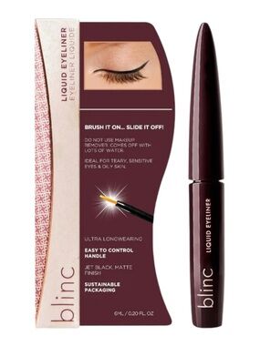 blinc Tubing Liquid Eyeliner in Medium Brown Smidge Proof Non Fade Long Wear